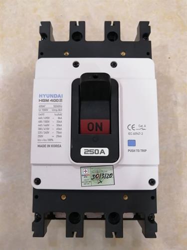 MCCB HYUNDAI 3P 250A 65kA ( HGM400S )